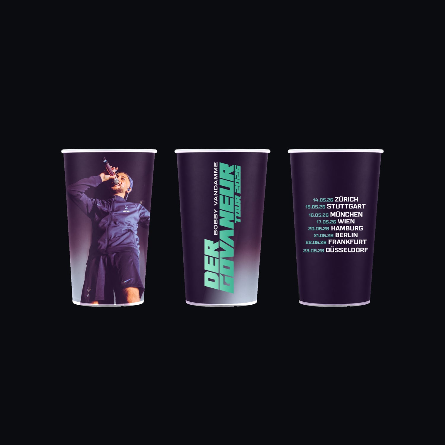 GOVANEUR TOUR BECHER – 3ER SET